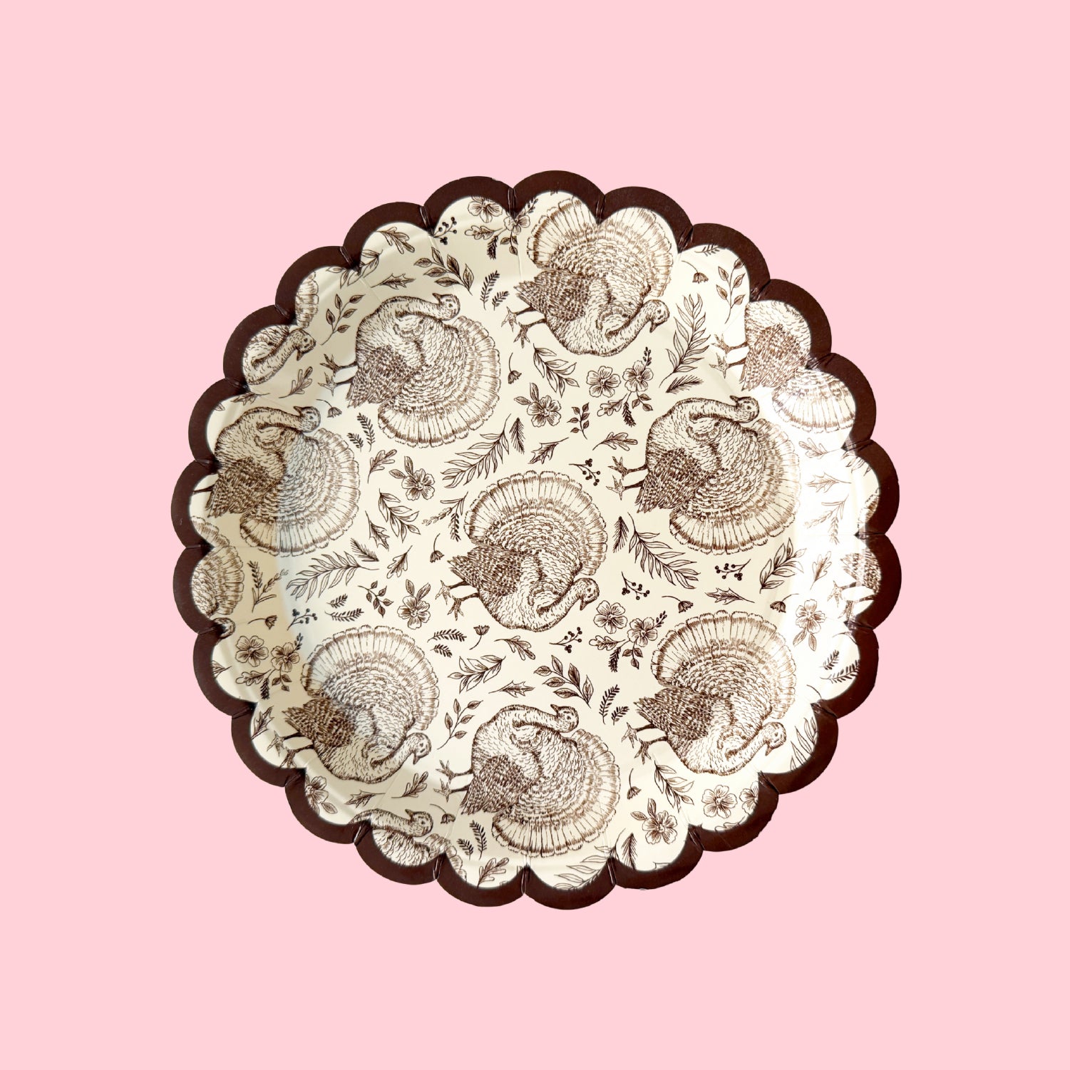BROWN TURKEY PLATE