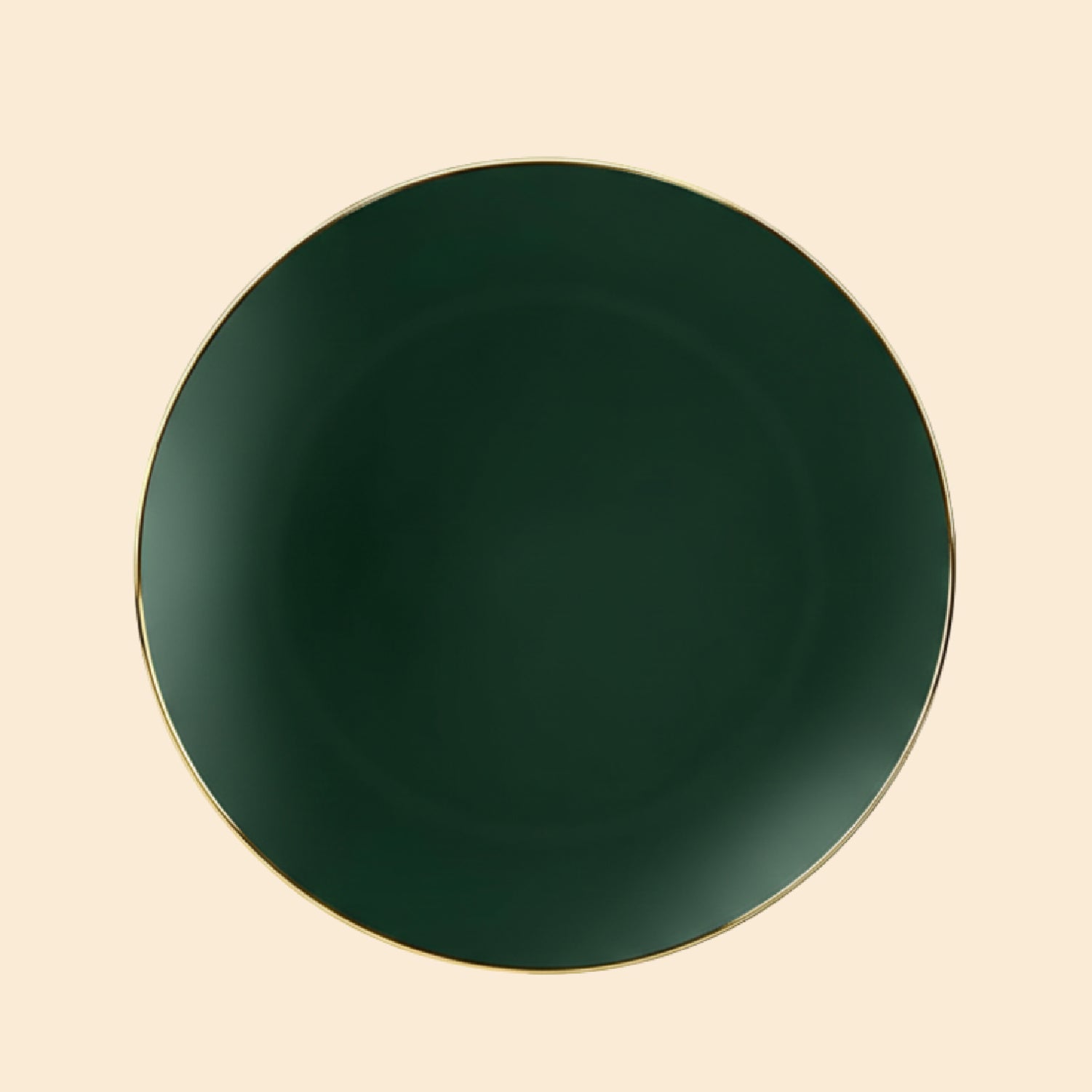 HARD GREEN DINNER PLATE