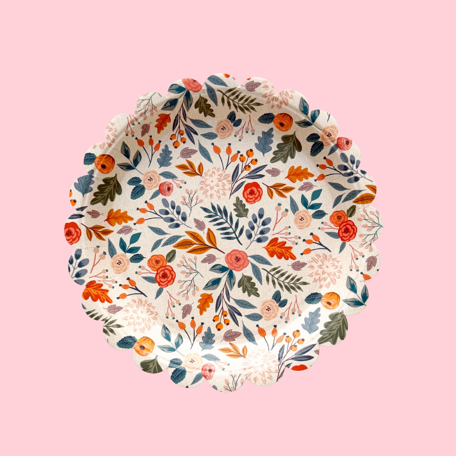 FLOWER AUTUMN PLATE
