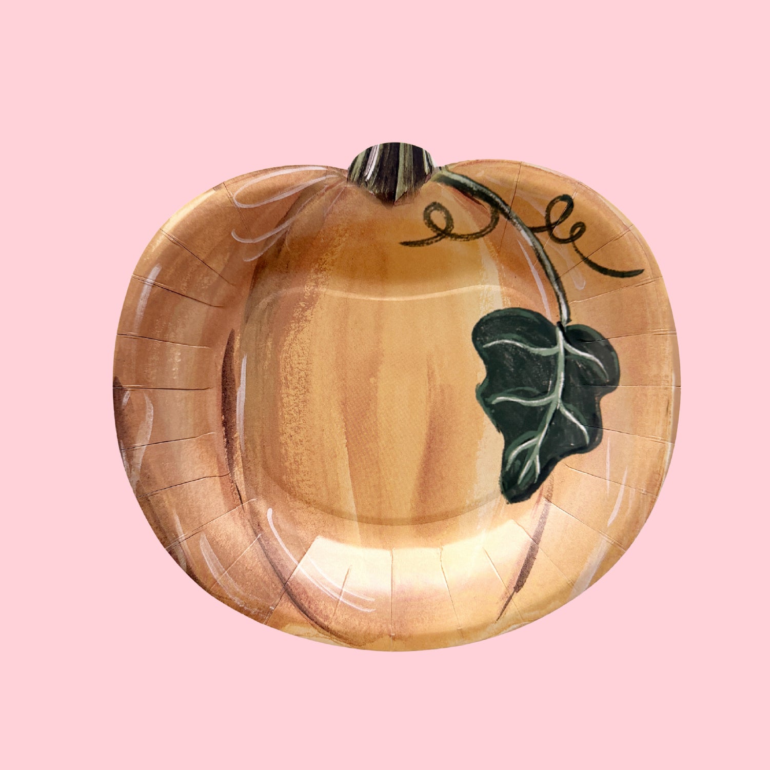 PAINTED PUMPKIN PLATE