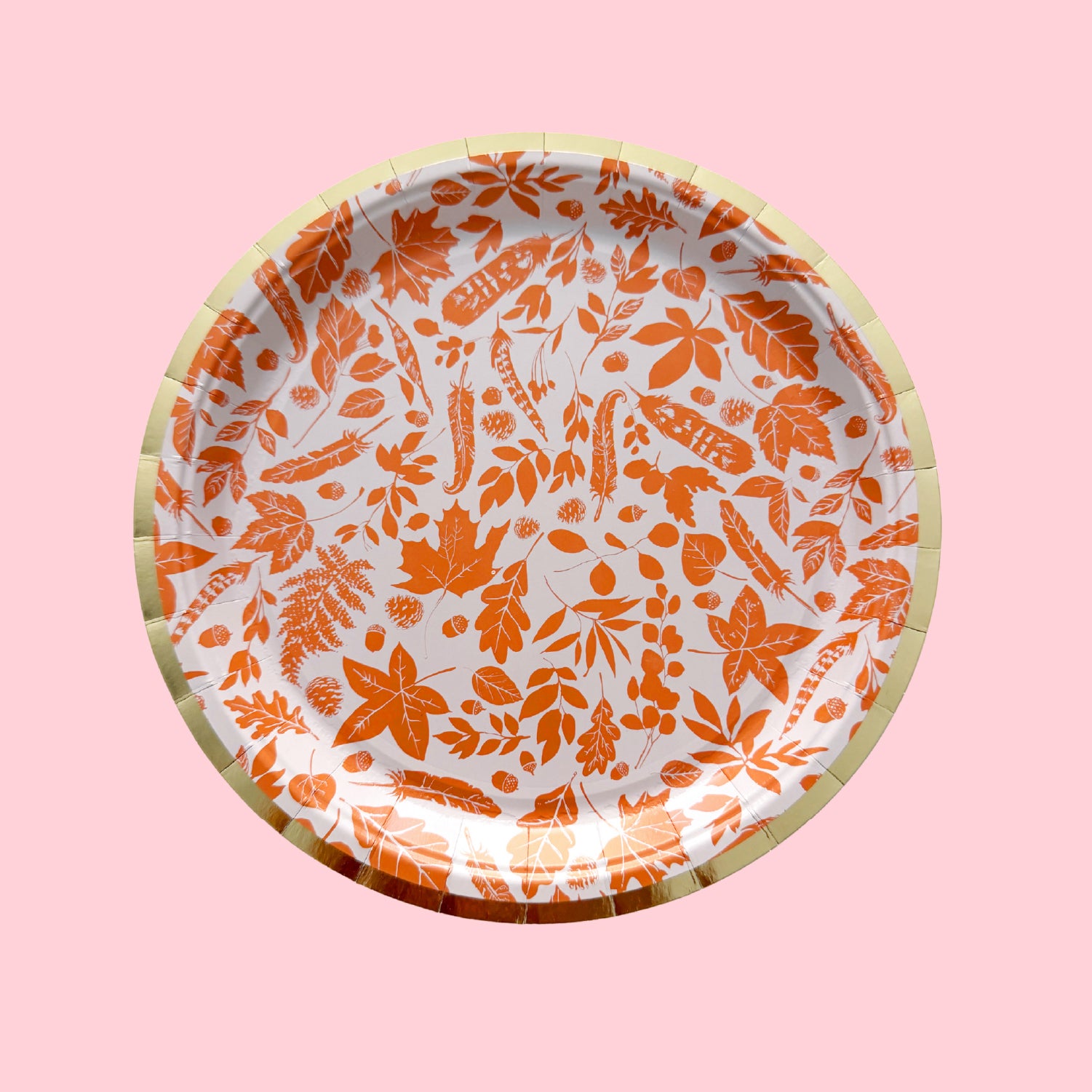 ORANGE AUTUMN PLATE