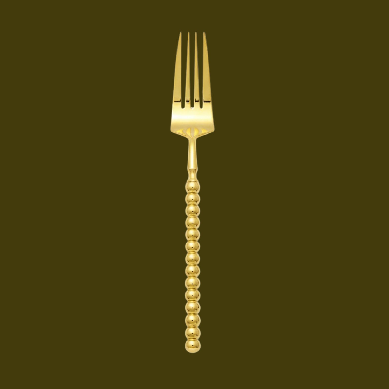 PEARL GOLD FORK - Set of 10